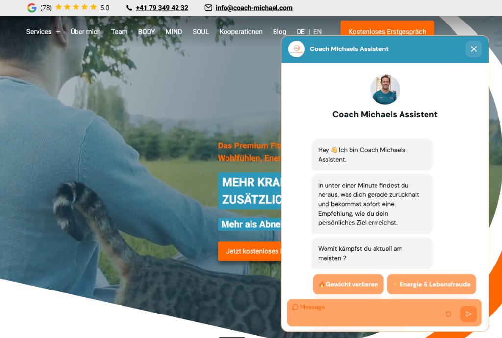 KI-Assistent Workflow für Michael Bachman